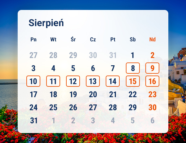 Sprawdź oferty na sierpień 2026